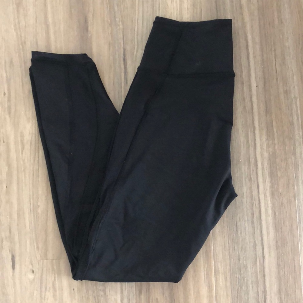 Lululemon leggings with mesh detailing